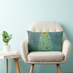 Sonnenblume von Klimt, Vintage Blumen Art Nouveau Lendenkissen