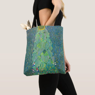Sonnenblume von Klimt, Vintage Blumen Art Nouveau Tasche