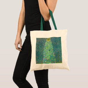 Sonnenblume von Klimt, Vintage Blumen Art Nouveau Tragetasche