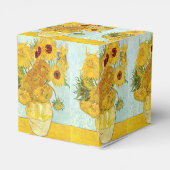 Sonnenblume von Vincent Van Gogh, Post-Impressioni Geschenkschachtel (Rückseite)