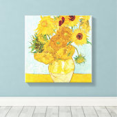 Sonnenblume von Vincent Van Gogh, Post-Impressioni Leinwanddruck (Insitu (Holzboden))