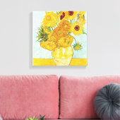 Sonnenblume von Vincent Van Gogh, Post-Impressioni Leinwanddruck (Insitu (Wohnzimmer))