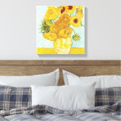 Sonnenblume von Vincent Van Gogh, Post-Impressioni Leinwanddruck (Insitu (Schlafzimmer))