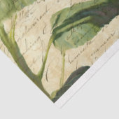 Sonnenblume w Bienen Skript Ephemera Vintage Decou Seidenpapier (Ausschnitt)