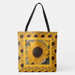 Sonnenblume Wachsen & Blühen Tote Tasche