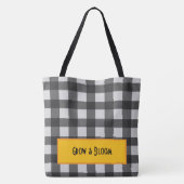 Sonnenblume Wachsen & Blühen Tote Tasche (Rückseite)