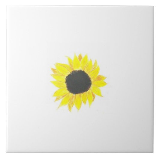 Sonnenblume-Wand-Fliese Fliese (Vorderseite)