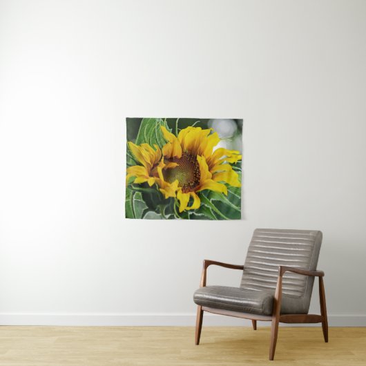 Sonnenblume Wandteppich (Beispiel (Horizontal))
