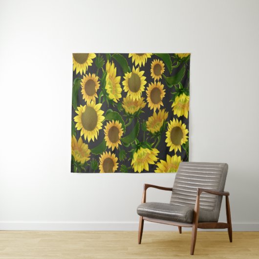 Sonnenblume Wandteppich (Beispiel)