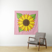 Sonnenblume Wandteppich (Beispiel (Horizontal))