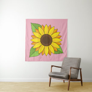 Sonnenblume Wandteppich