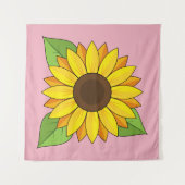 Sonnenblume Wandteppich (Vorderseite)