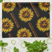 Sonnenblume/wareness...RSD/CRPS Geschirrtuch (Gefaltet)