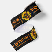 Sonnenblume/wareness...RSD/CRPS Satinband (Rückseite)
