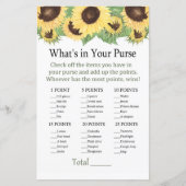 Sonnenblume Was ist in deinem Geldbeutel? (Vorderseite)