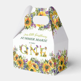 Sonnenblume Wasserfarbe Geburtstagsgeschenk Box Geschenkschachtel