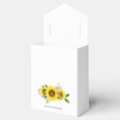 Sonnenblume Wasserfarbe Rosa Blumendusche Geschenkschachtel (Geöffnet)