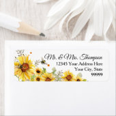 Sonnenblume Wasserfarbenblume Hummelgrün (Insitu)