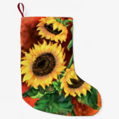 Sonnenblume Weihnachts-Strumpf Kleiner Weihnachtsstrumpf (Vorderseite)