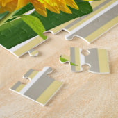 Sonnenblume Weißer Tulip Butterfly Puzzles (Seite)