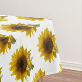 Sonnenblume Weißes Pferd Tablecloth Tischdecke (Beispiel)