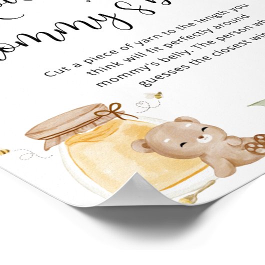 Sonnenblume wie groß ist das Bauchposter der Mama Poster (Ecke)