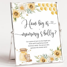 Sonnenblume wie groß ist das Bauchposter der Mama Poster