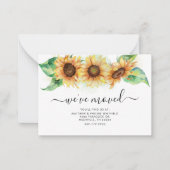 Sonnenblume Wir haben die Ankündigung zur Blumenbe (Vorderseite)