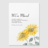 Sonnenblume Wir haben uns bewegt Ankündigung (Vorderseite)