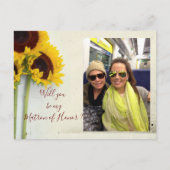 Sonnenblume wird meine Einladung sein (Vorderseite)