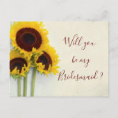 Sonnenblume wird meine Einladung sein (Vorderseite)