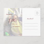 Sonnenblume wird meine Einladung sein (Rückseite)