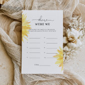 Sonnenblume Wo waren wir Brautparty