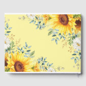 Sonnenblume Woodland Animals Kinderdusche Gästebuc Gästebuch (Rückseite)