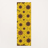 Sonnenblume Yogamatte (Vorderseite)