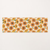 Sonnenblume Yogamatte (Rückseite (Horizontal))