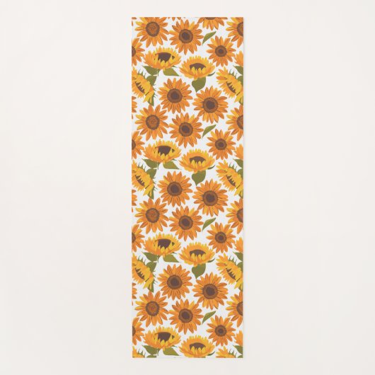 Sonnenblume Yogamatte (Vorderseite)