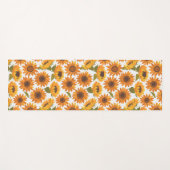 Sonnenblume Yogamatte (Vorderseite (Horizontal))