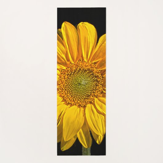 Sonnenblume Yogamatte (Rückseite)