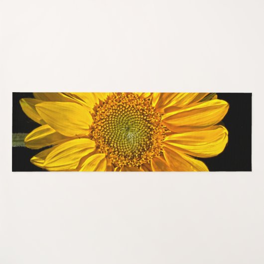 Sonnenblume Yogamatte (Vorderseite (Horizontal))