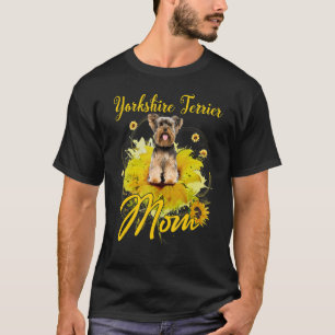 Sonnenblume Yorkshire Terrier Mama Dog Mother T-Shirt