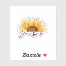 Sonnenblume "You & I", trendige Ästhetik