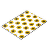 Sonnenblume Zeichne Notizblock (Linke Seite)