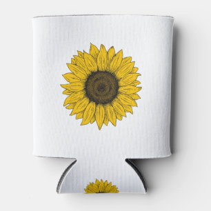 Sonnenblume-Zeichnen Dosenkühler