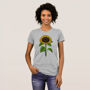Sonnenblume zeichnend Hemd T-Shirt
