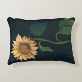 Sonnenblume Zierkissen (Vorderseite)