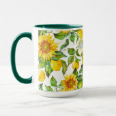 Sonnenblume & Zitrone Tasse (Links)