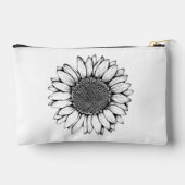 Sonnenblume Zubehörtasche (Rückseite)