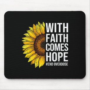 Sonnenblume zum Gedenken an Überdosierung Mit Glau Mousepad