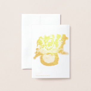 Sonnenblume zum Muttertag Folienkarte
